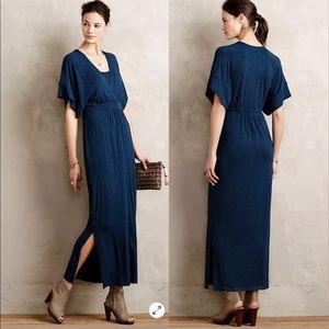Anthro Morgane Kimono Maxi Dress by Bordeaux
